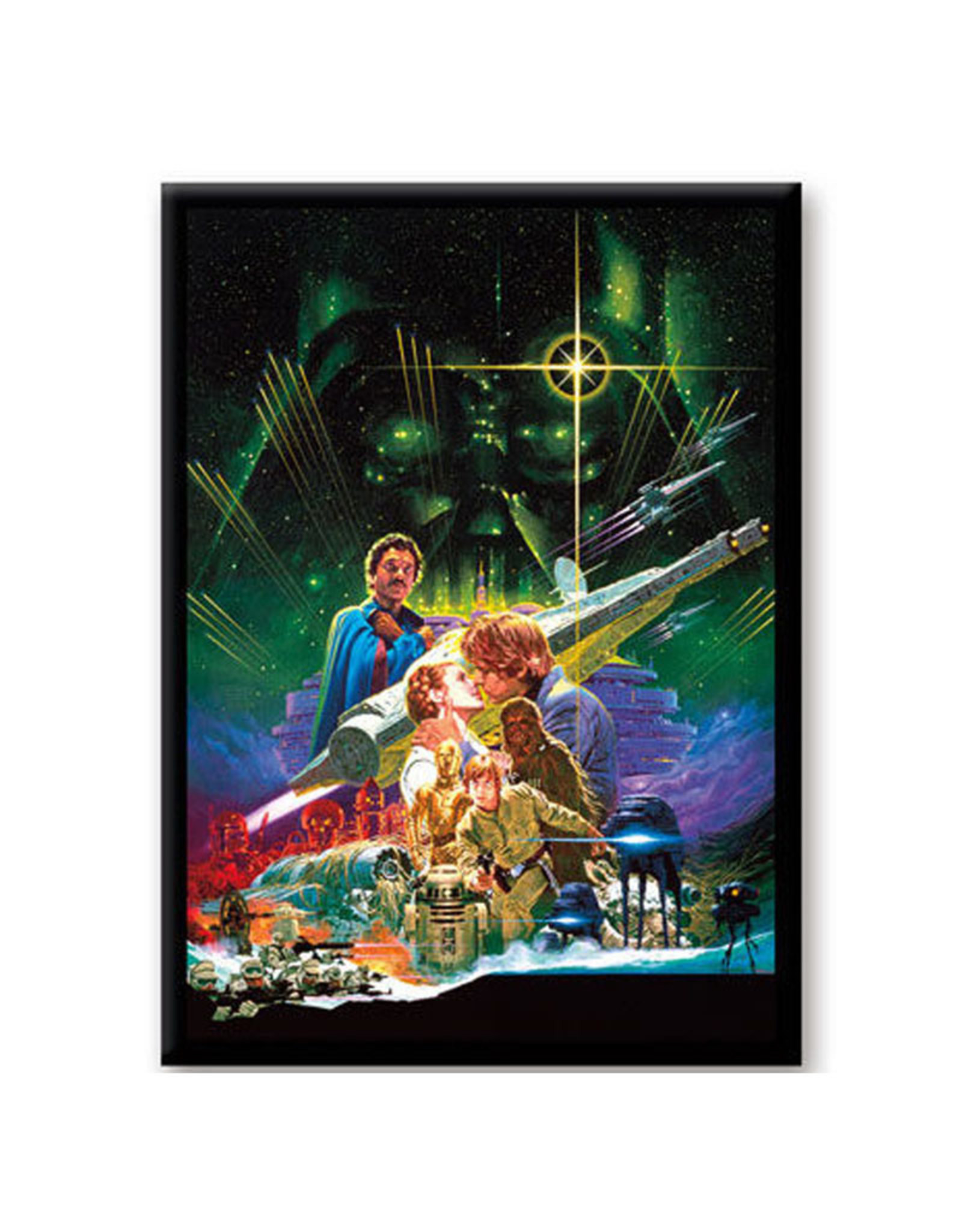 Ata-Boy Star Wars: The Empire Strikes Back Retro Poster Flat Magnet