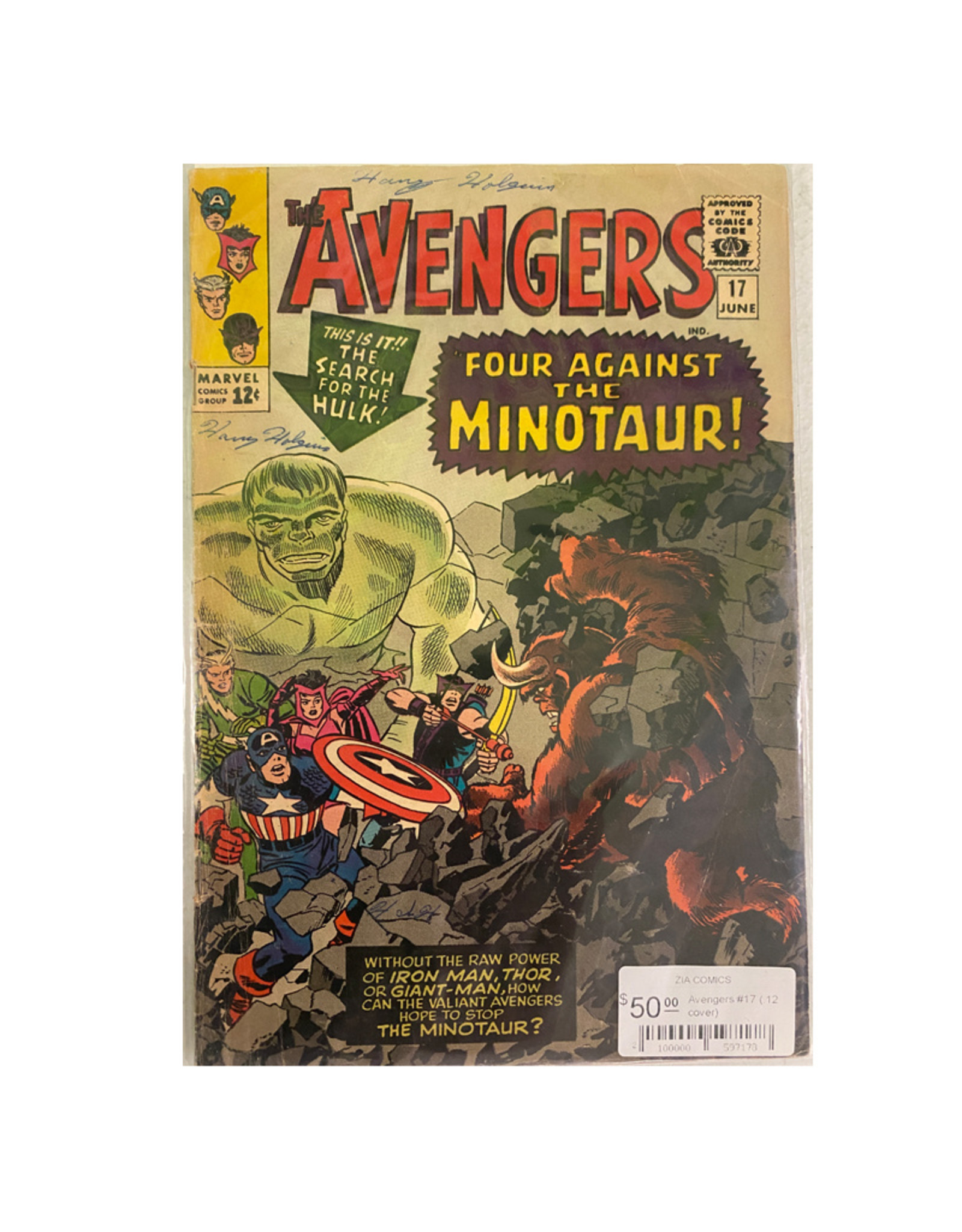 Marvel Comics Avengers #17 (.12 cover)