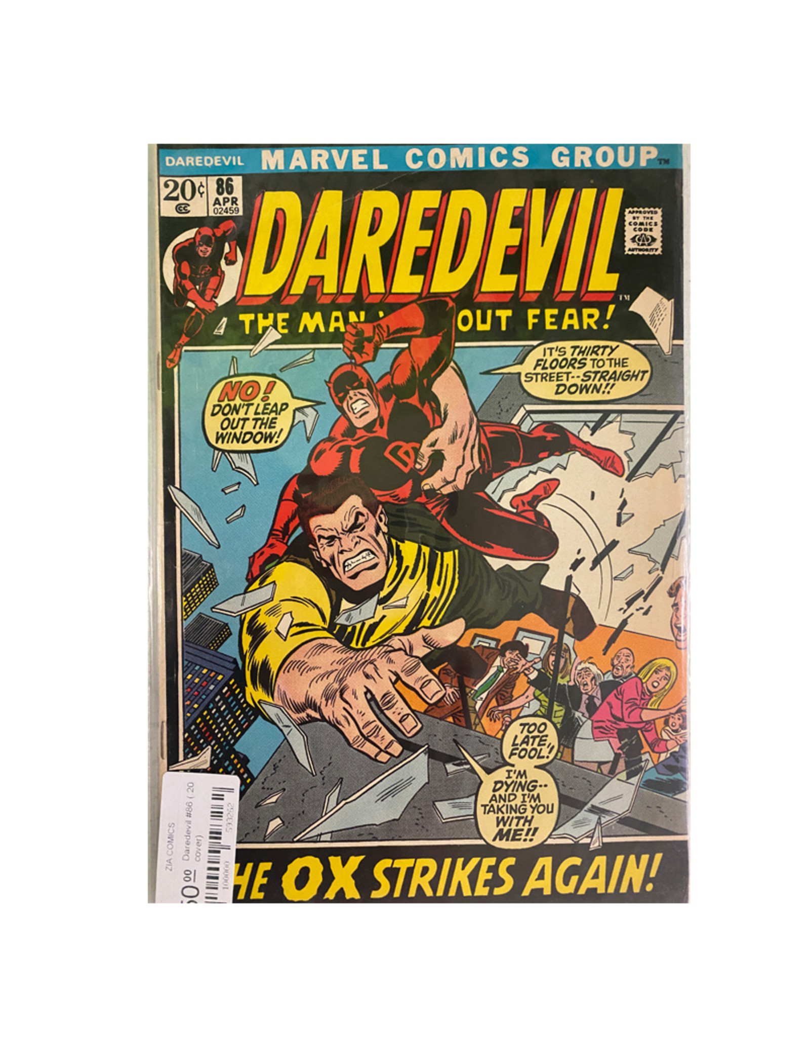 Marvel Comics Daredevil #86 (.20 cover)