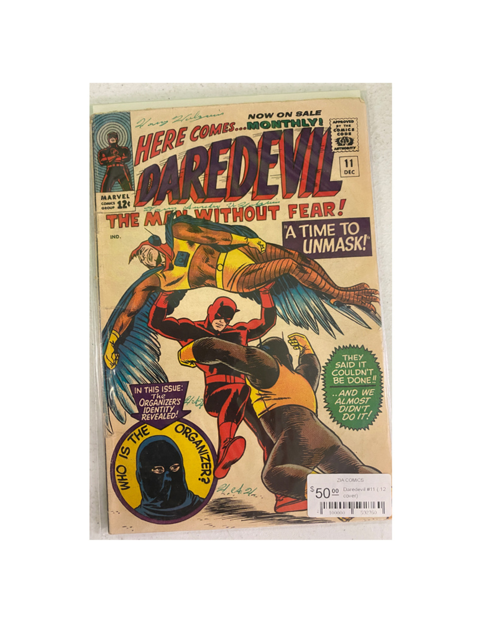 Marvel Comics Daredevil #11 (.12 cover)