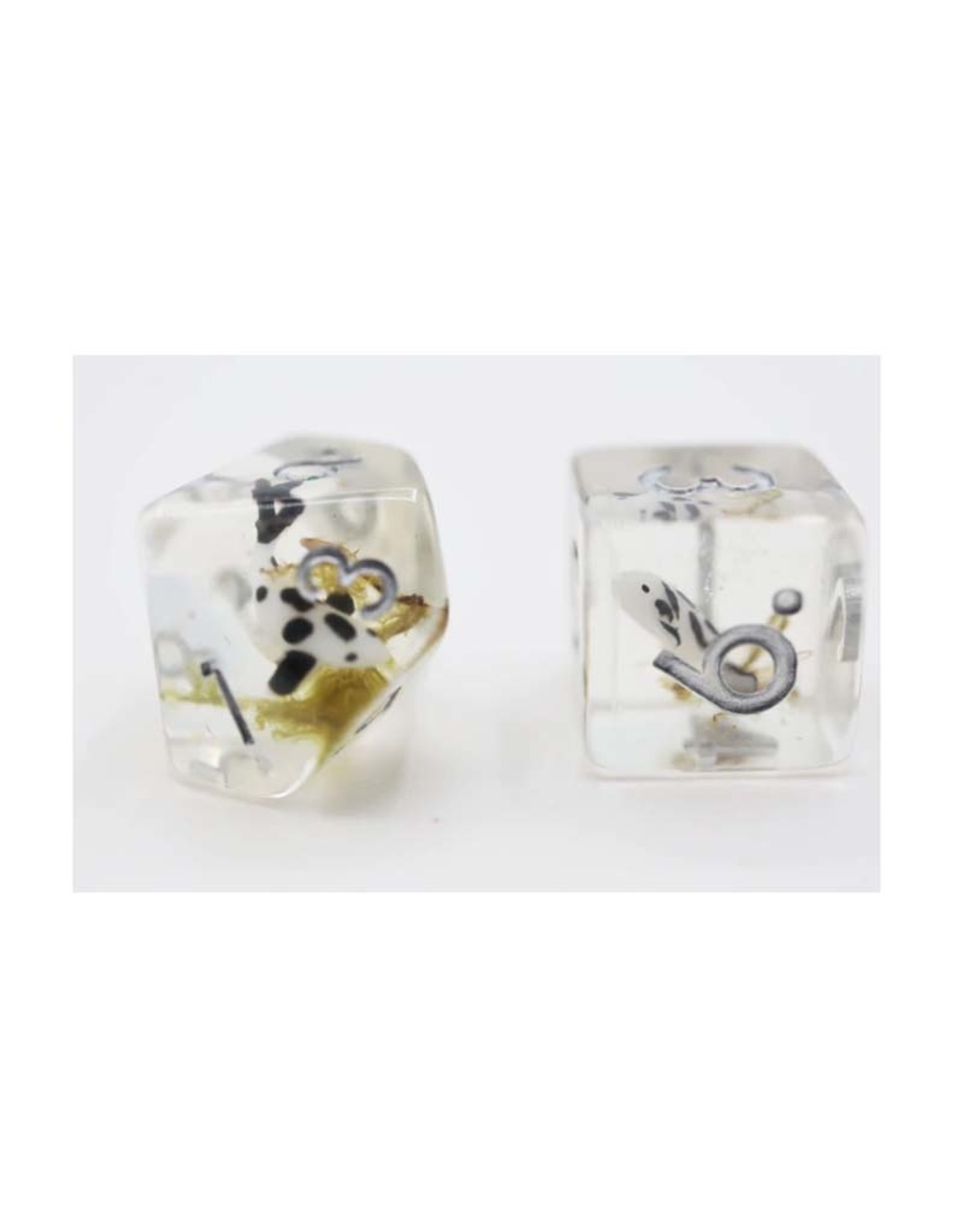 Foam Brain 7ct Dice Set: Black Koi RPG Dice