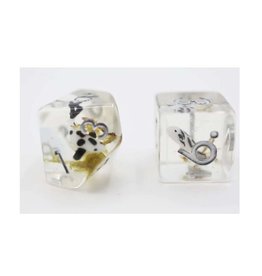 Foam Brain 7ct Dice Set: Black Koi RPG Dice