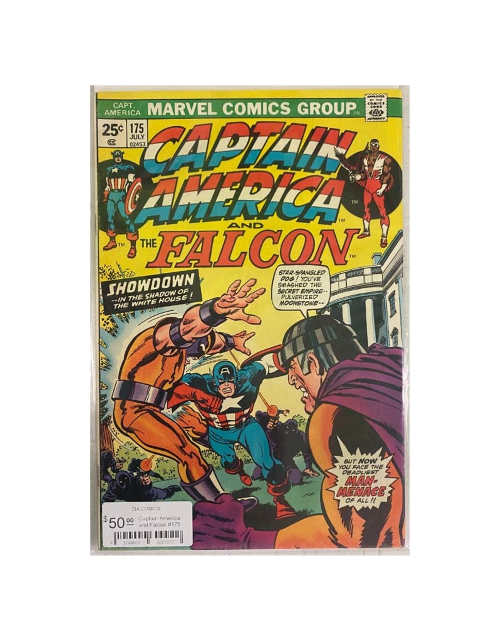 Marvel Comics Captain America and Falcon #175 (.25 cover)