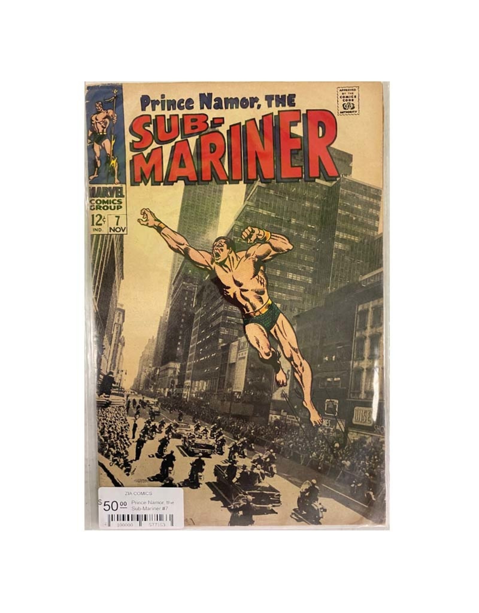 Marvel Comics Prince Namor, the Sub-Mariner #7