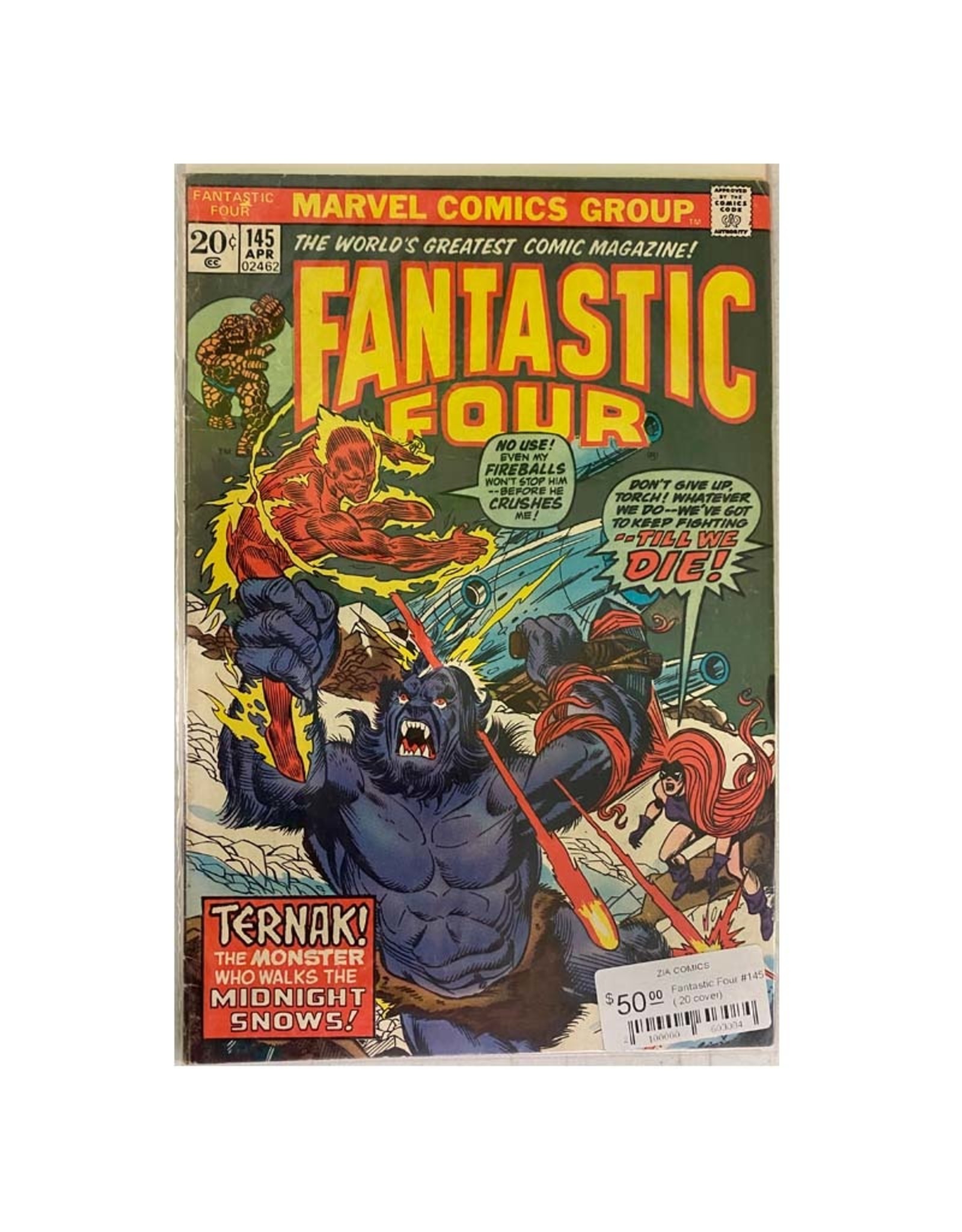 Marvel Comics Fantastic Four #145 (.20 cover)