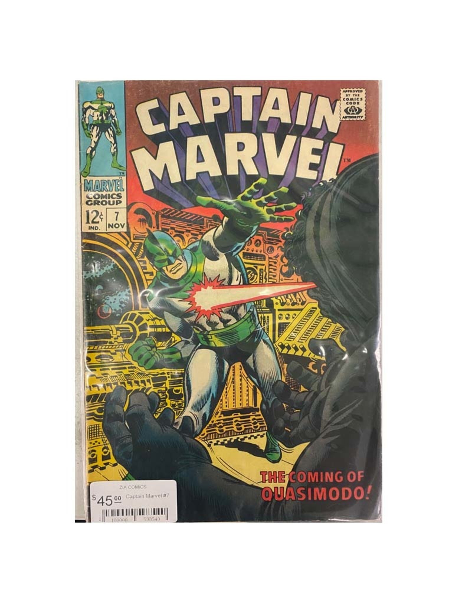 Marvel Comics Captain Marvel #7