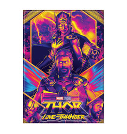 Ata-Boy Thor Love and Thunder Black Light Poster Magnet