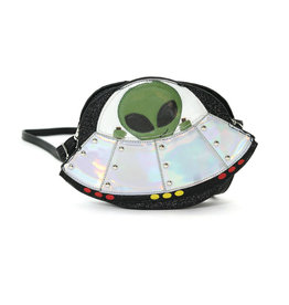 Comeco Alien On Spaceship Crossbody Bag #85086UB