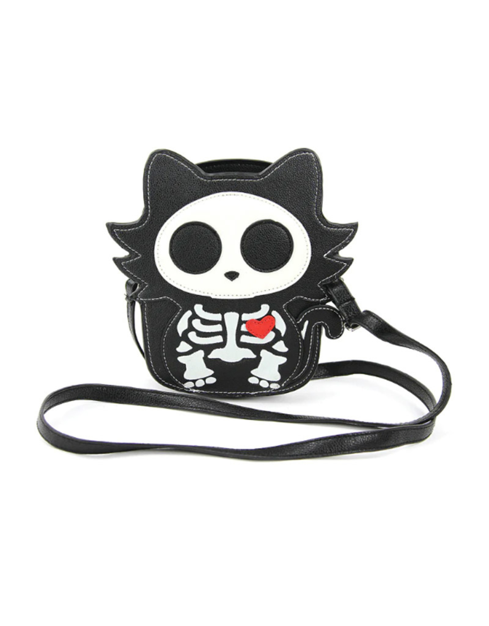 Comeco Night Glow Sugar Skull Cat Crossbody Bag #89602