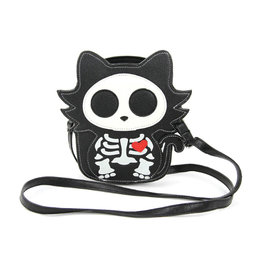 Comeco Night Glow Sugar Skull Cat Crossbody Bag #89602