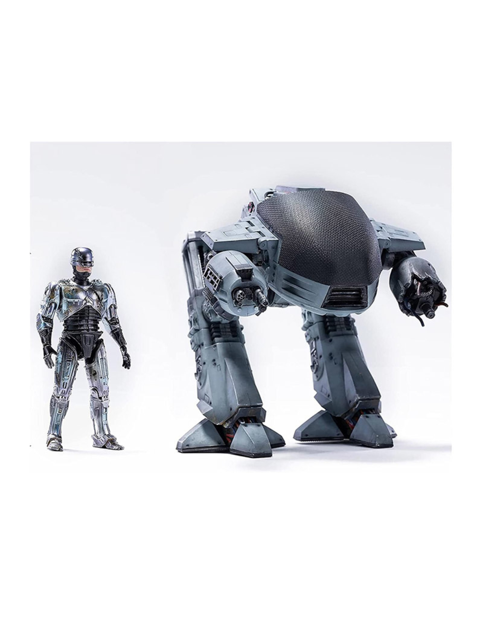 Hiya Toys SDCC 2022 Robocop: ED-209 Vs Robocop 1:8 Scale Action Figure 2-Pack