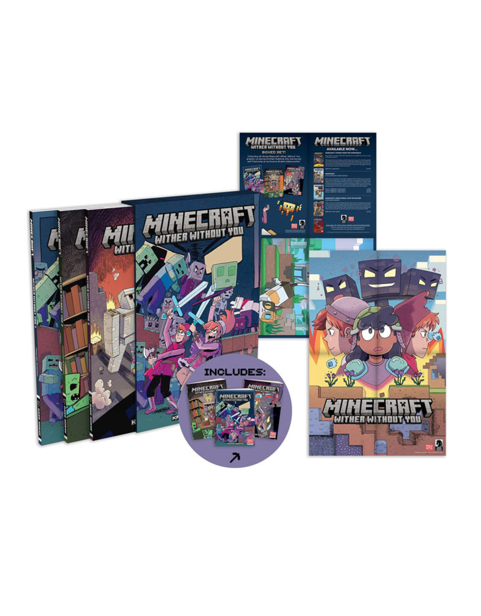 Dark Horse Comics Minecraft Wither Without You Box Set