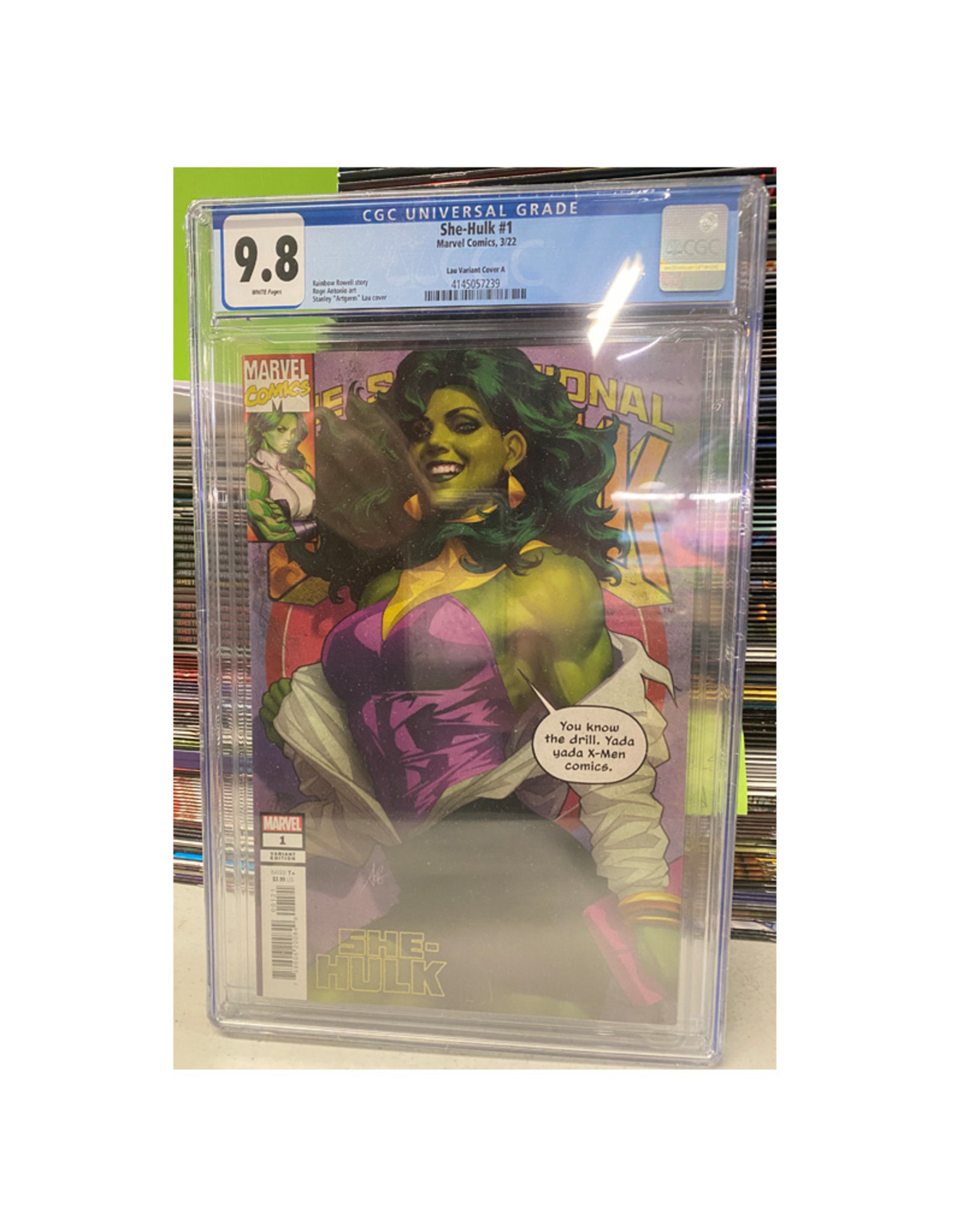 Dynamic Forces She-Hulk #1 Artgerm CGC Graded 9.8