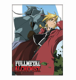 Ata-Boy Fullmetal Alchemist Edward and Alphonse White Magnet