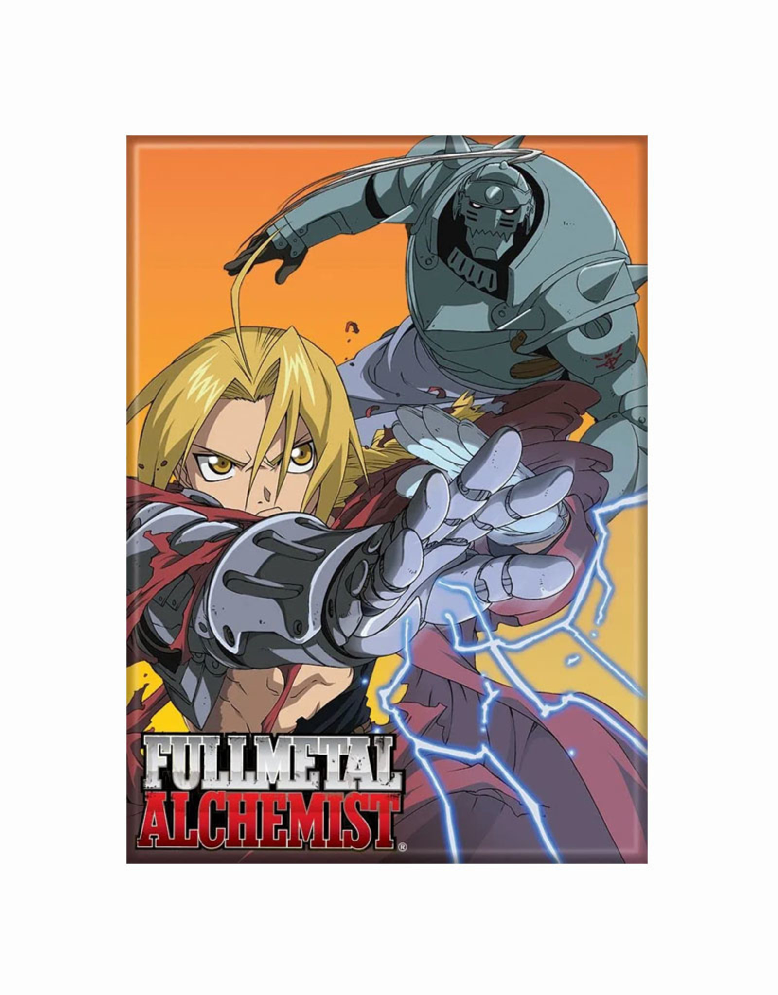 Ata-Boy Fullmetal Alchemist Edward and Alphonse Orange Magnet
