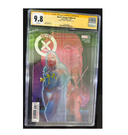 Marvel Comics Devil's Reign: X-men #1 signed by Vincent D'Onofrio CGC grade 9.8