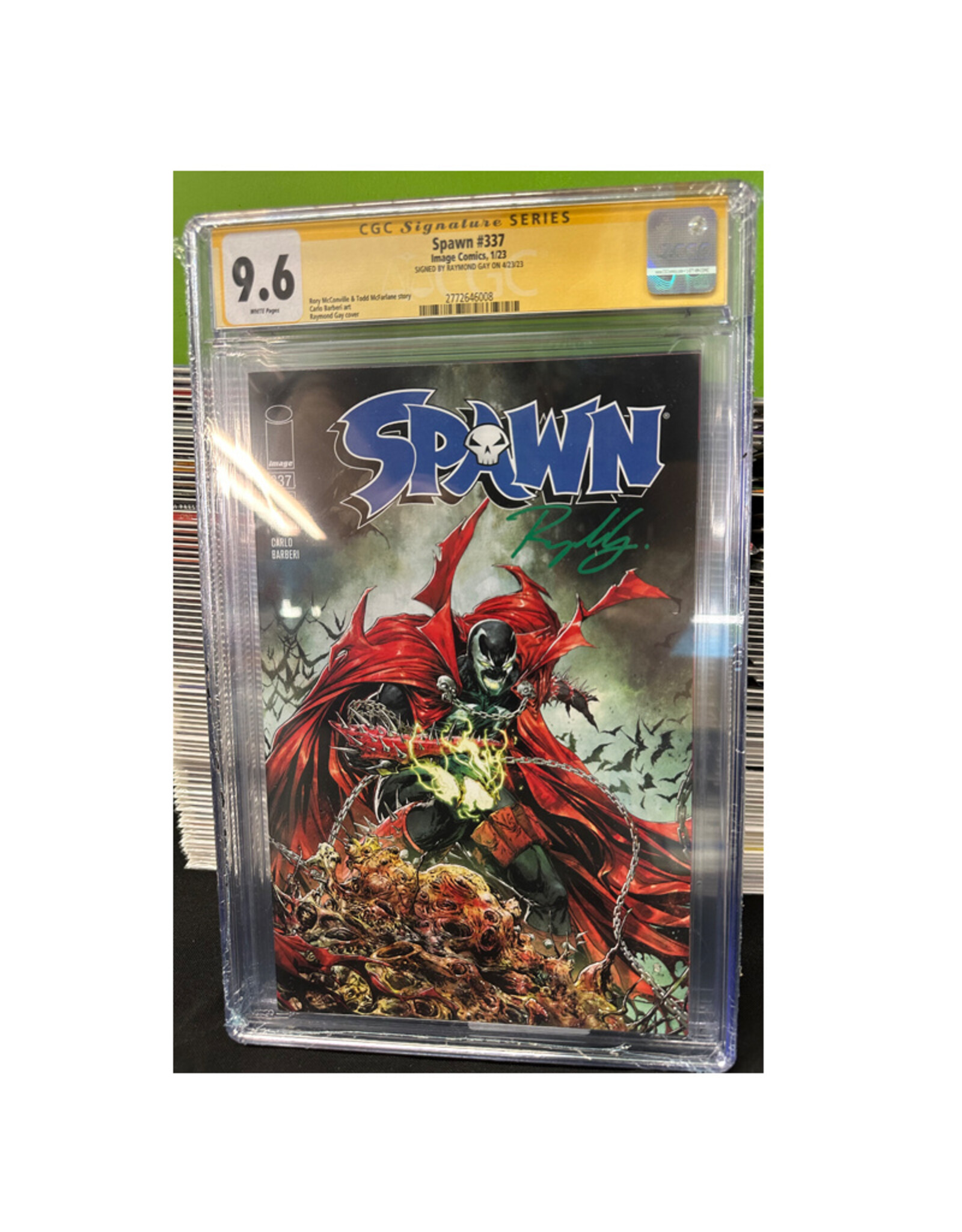 Image Comics Spawn #337 CGC Graded 9.6 Signed by Raymond Gay