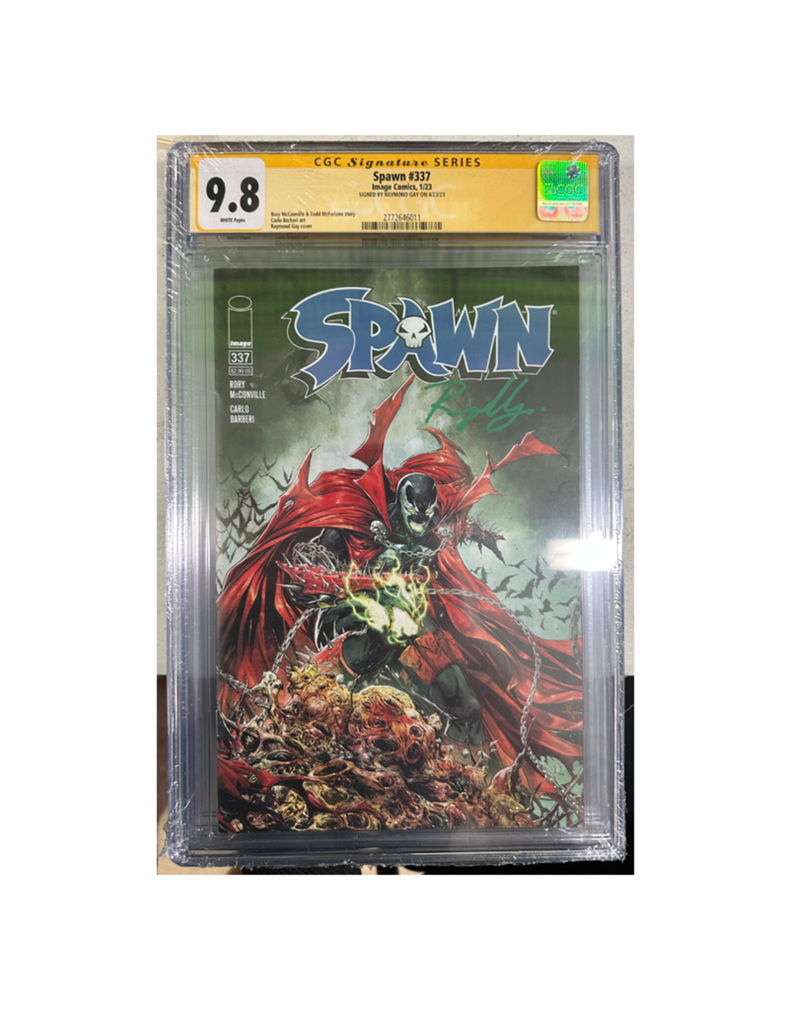 Image Comics Spawn #337 CGC Graded 9.8 Signed by Raymond Gay