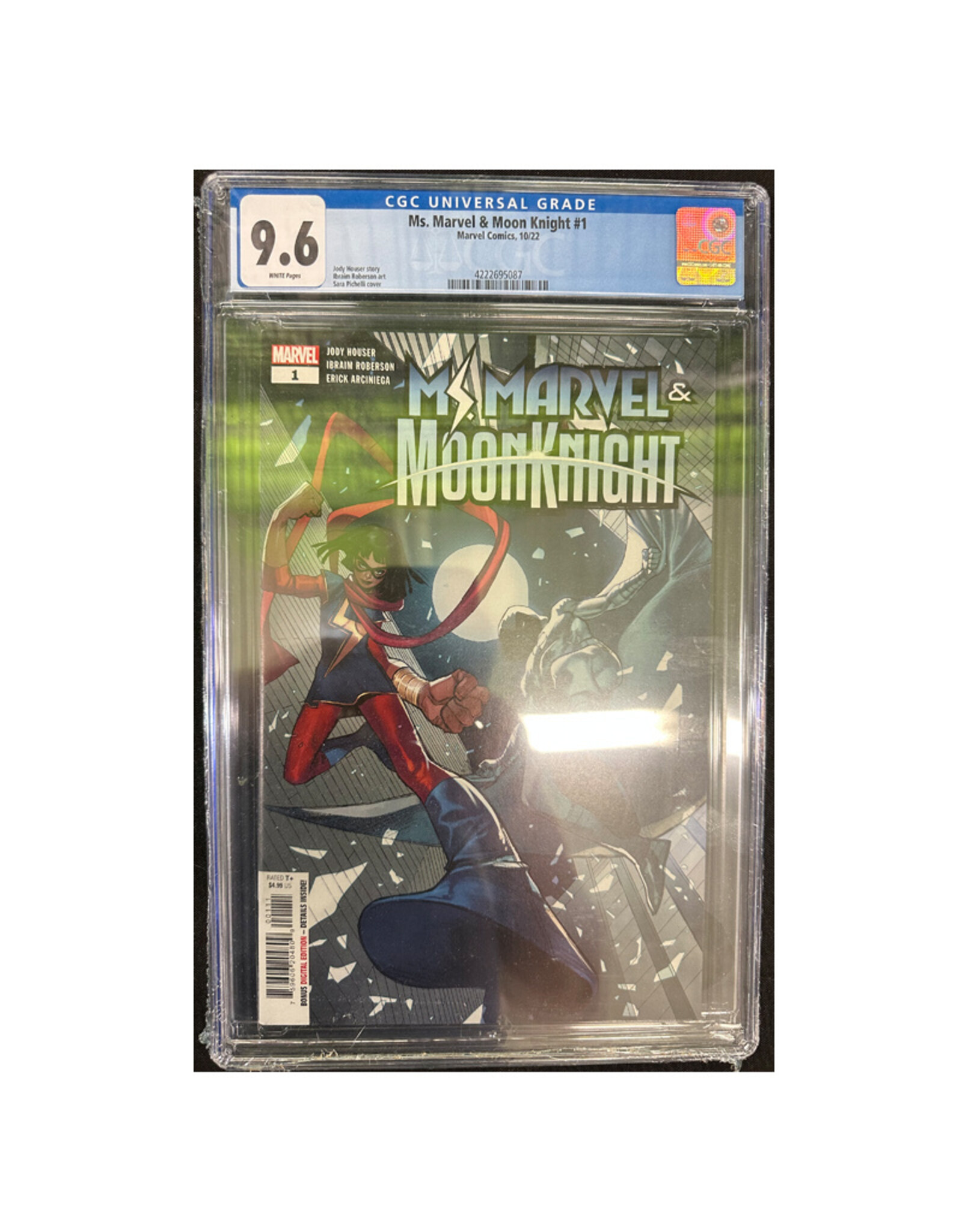 Dynamic Forces Ms. Marvel & Moon Knight #1 CGC Graded 9.6