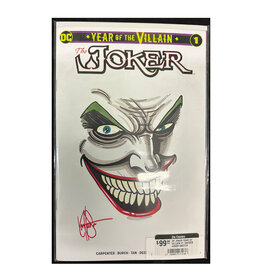 Dynamic Forces Joker Year of the Villain #1 Ken Haeser Joker Sketch and signed