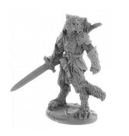 Reaper Reaper Minis: Catfolk Fighter, Mal #30058