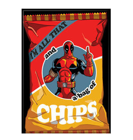 Ata-Boy Deadpool and a Bag of Chips Magnet
