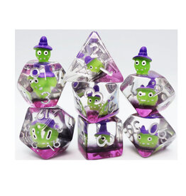 Foam Brain 7ct Dice Set: Wacky Witches RPG Dice