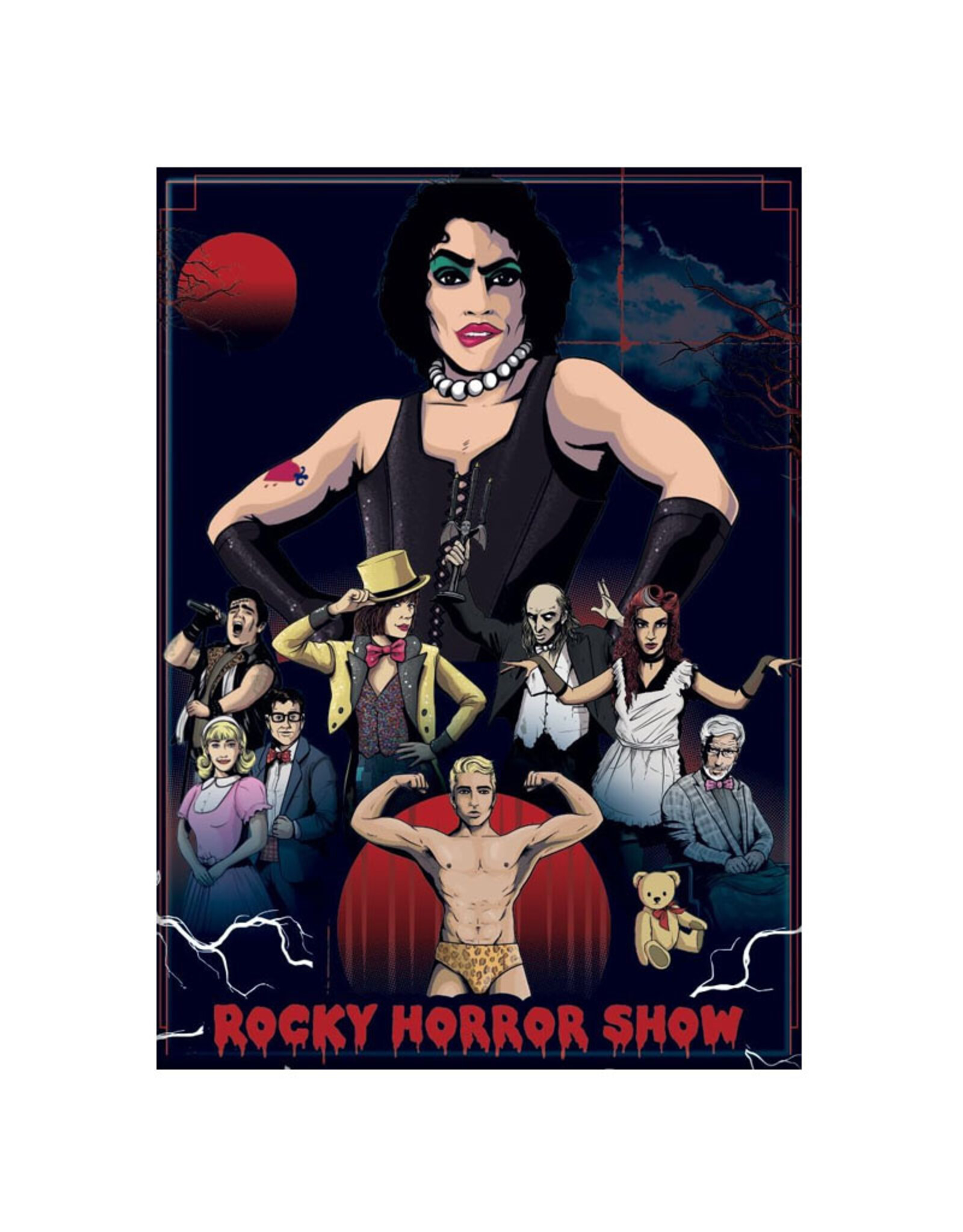 Ata-Boy Rocky Horror Show Poster Magnet