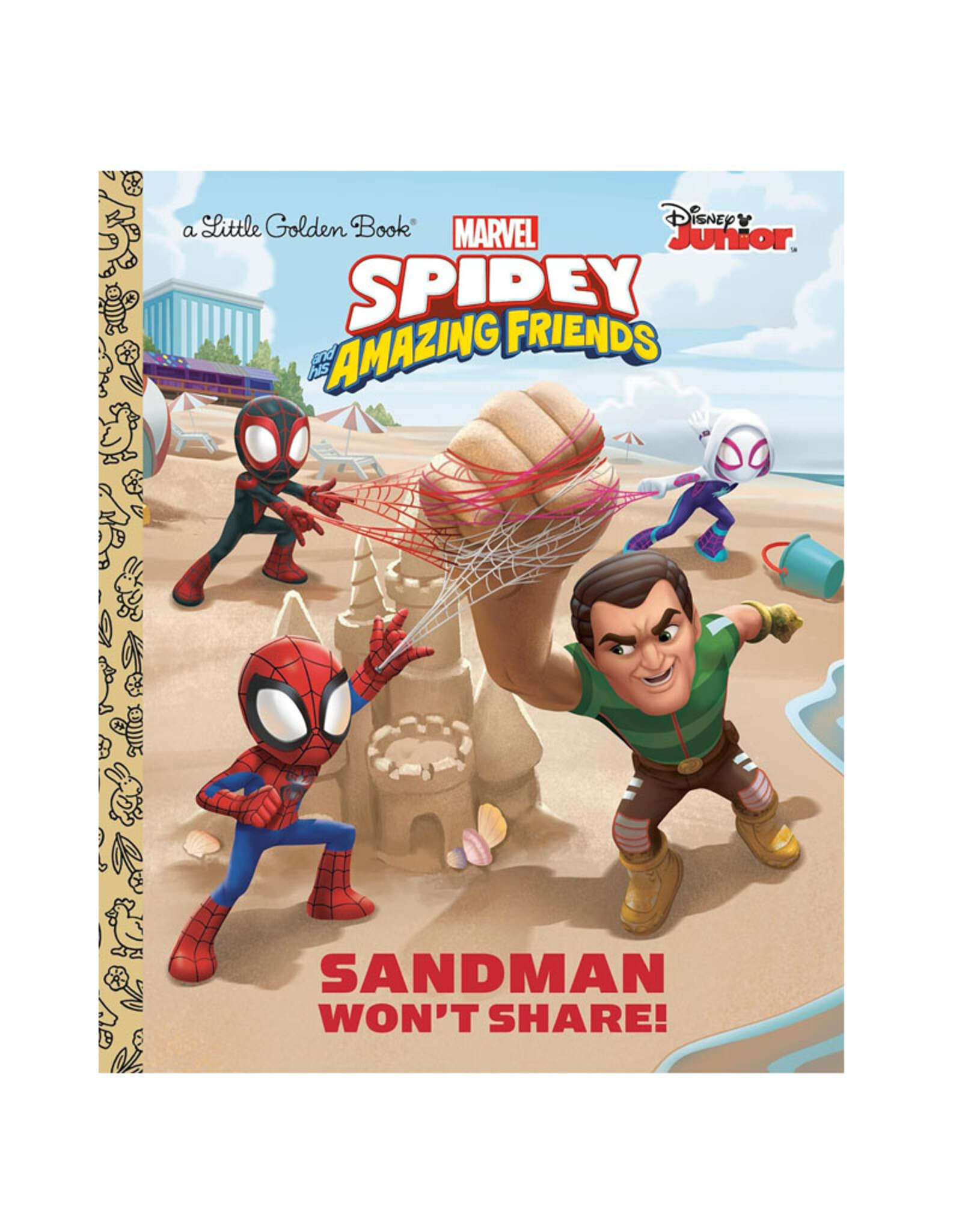 Little Golden Book Little Golden Book: Marvel's Spidey and His Amazing Friends - Sandman Won't Share