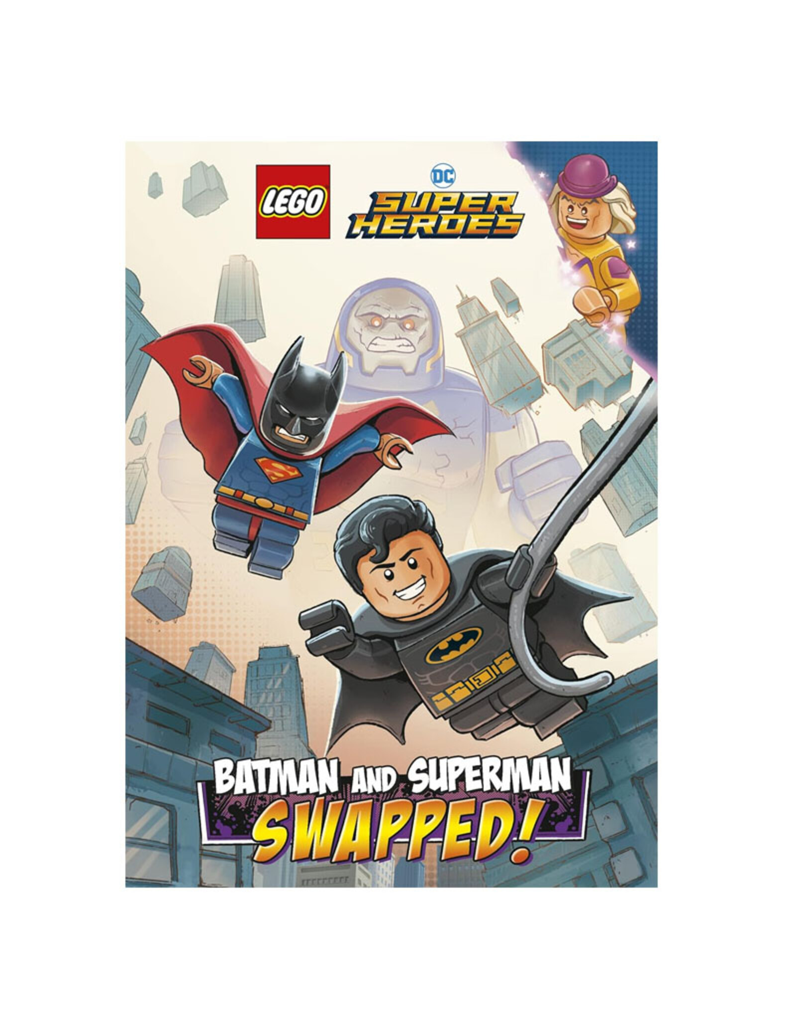 Random House Lego DC Super Heroes Batman and Superman Swapped ! HC