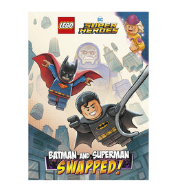 Random House Lego DC Super Heroes Batman and Superman Swapped ! HC