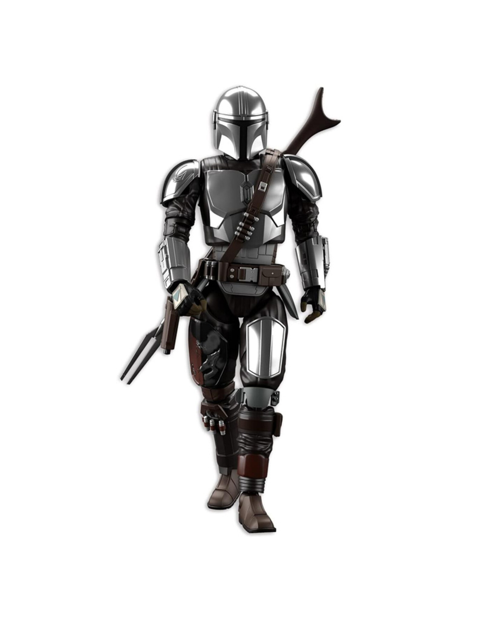 Ban Dai Star Wars The Mandalorian Silver Coating Beskar Armor Model Kit