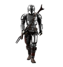 Ban Dai Star Wars The Mandalorian Silver Coating Beskar Armor Model Kit
