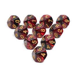 Foam Brain 10 Piece D10 Set: Jokers Wild