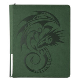 Arcane TinMen Dragon Shield Zipster Binder: Forest Green