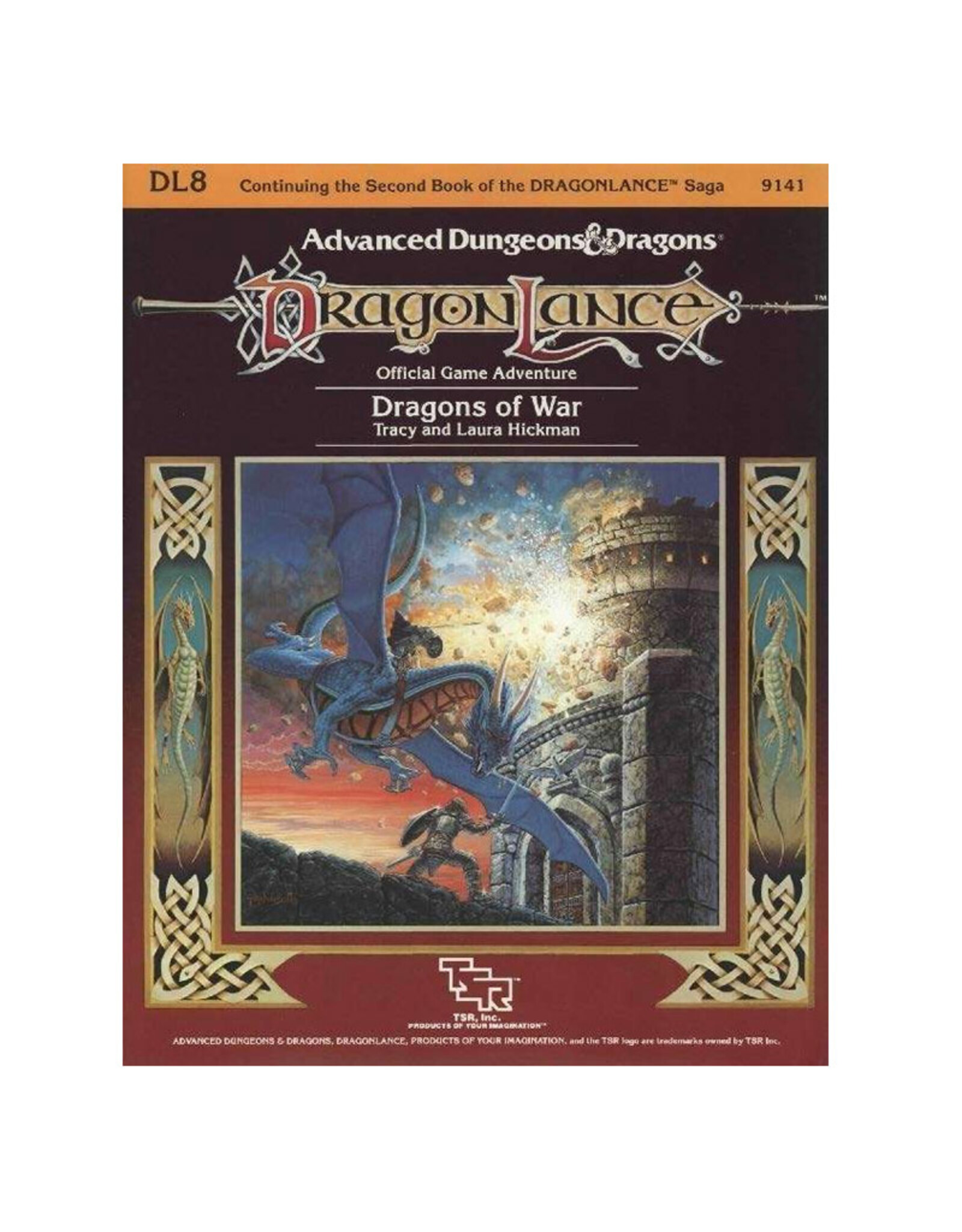 TSR USED - Advanced Dungeons & Dragons Dragon Lance: Dragons of War DL8