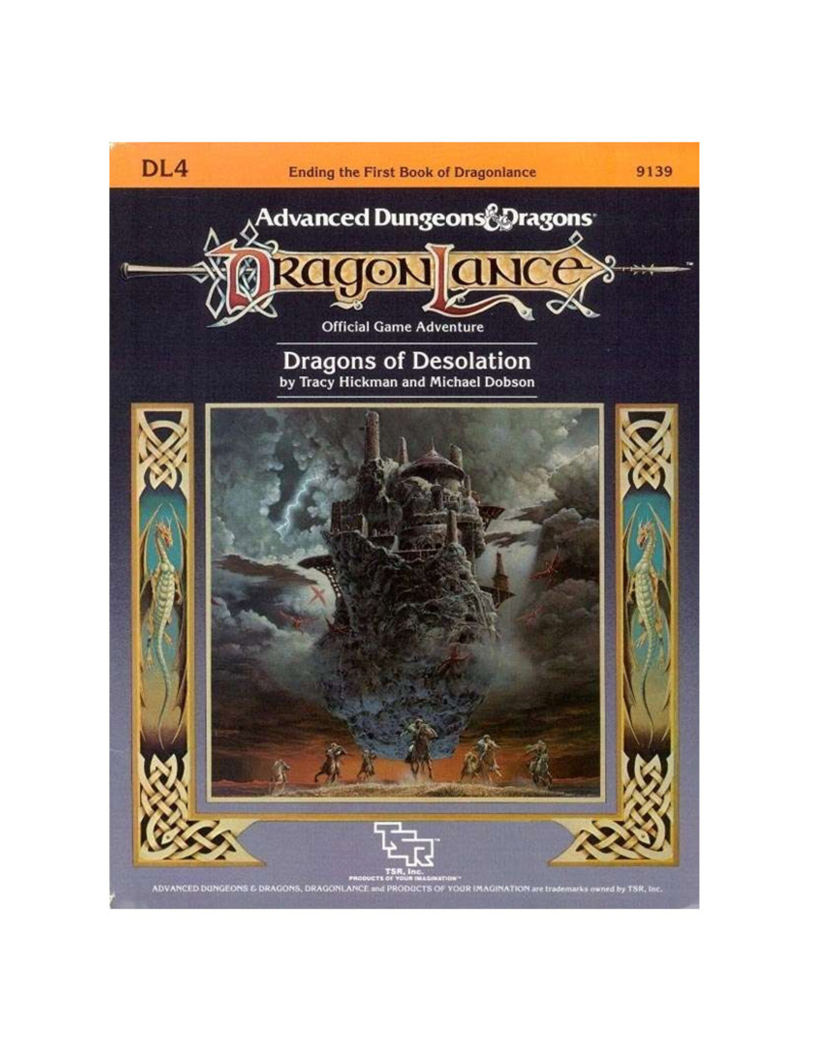 TSR USED - Advanced Dungeons & Dragons Dragon Lance: Dragons of Desolation DL4