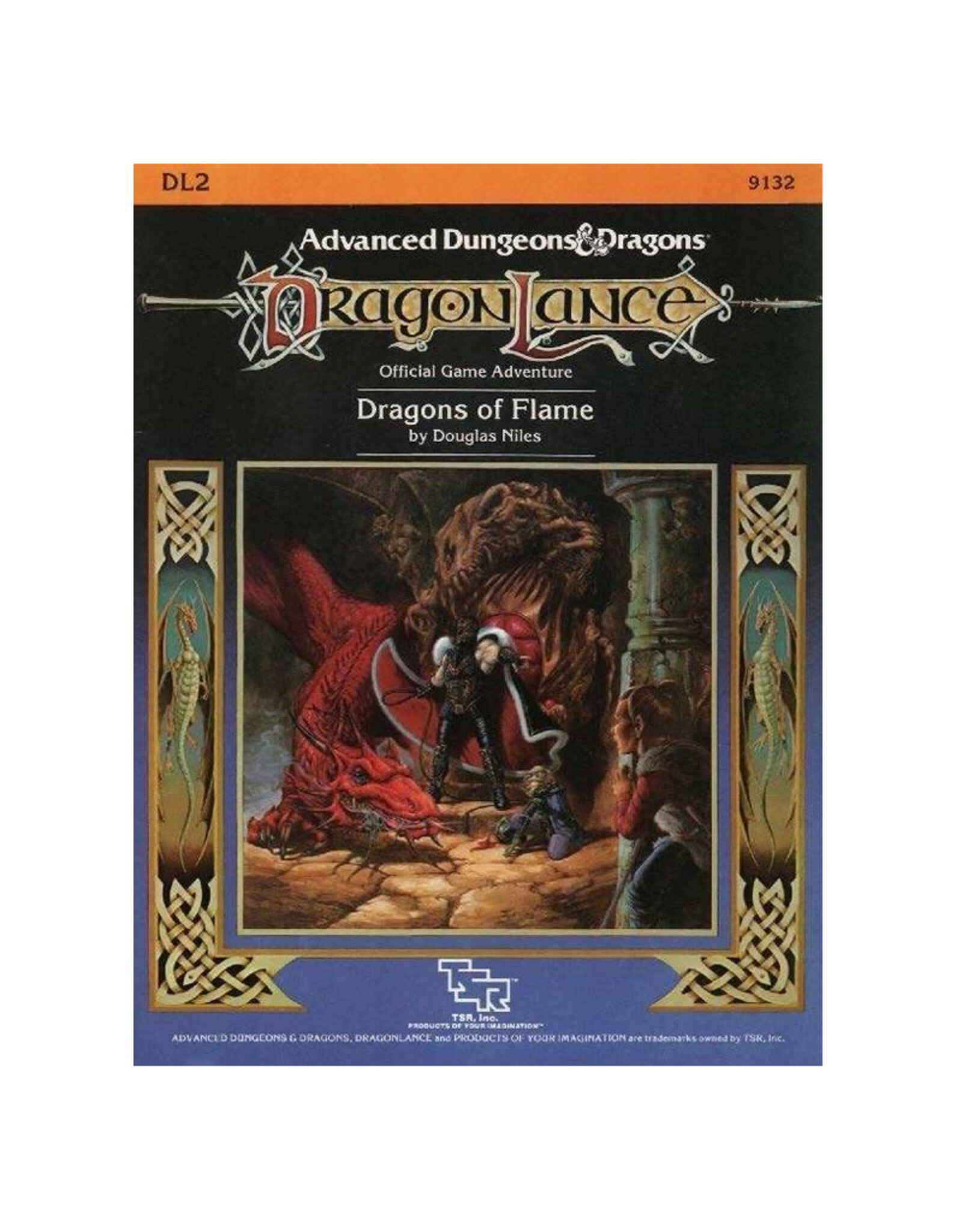 TSR USED - Advanced Dungeons & Dragons Dragon Lance: Dragons of Flame DL2