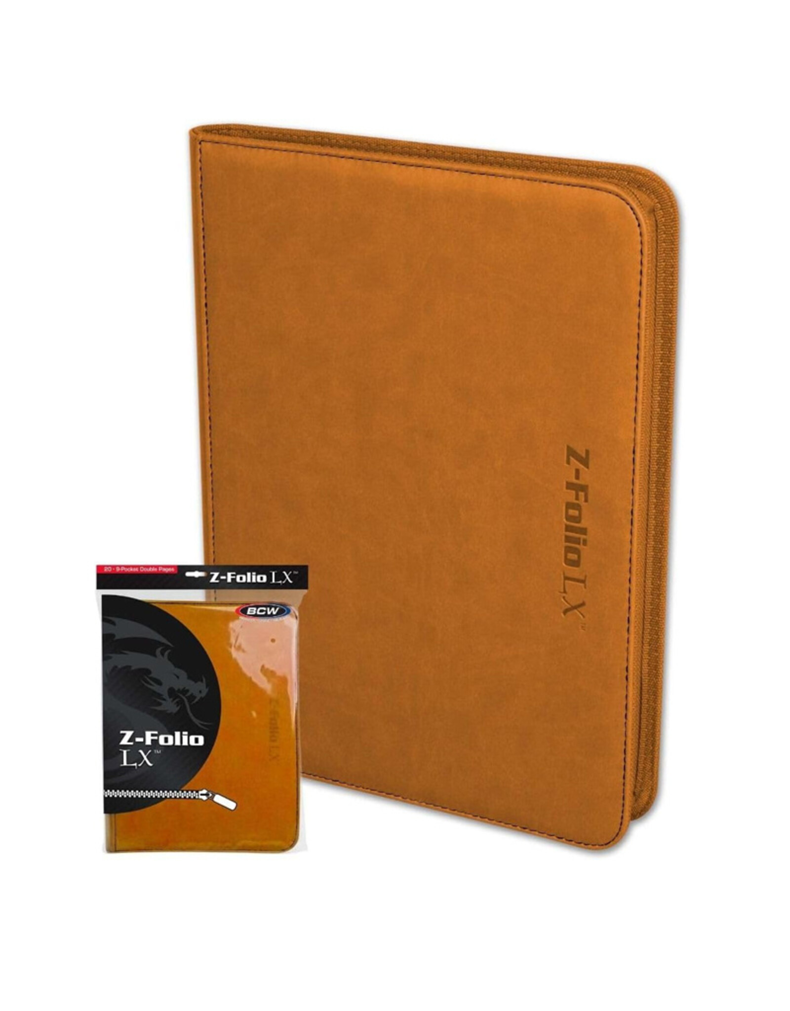 BCW 9pkt Binder Z-folio: LX Orange
