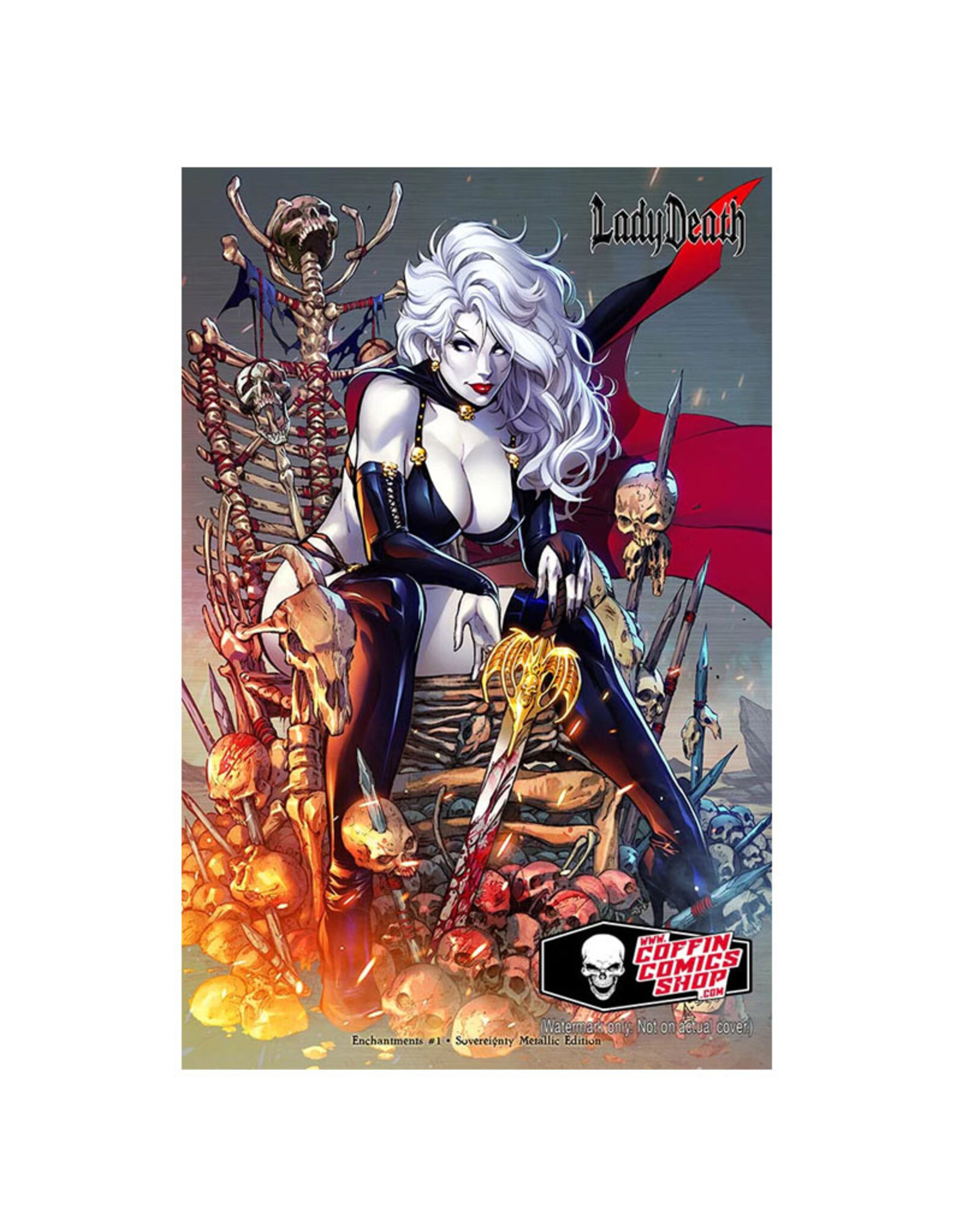 Coffin Comics Lady Death: Enchantments #1 - Sovereignty Metallic Edition