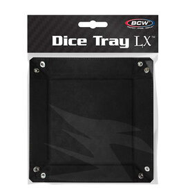 BCW Dice Tray: LX : Square Black