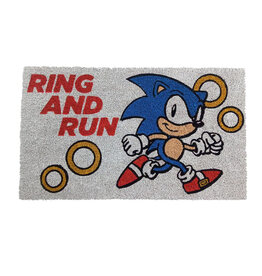 Pyramid America Doormat: Sonic Ring and Run