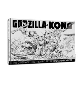 Clover Press Godzilla & Kong: The Cinematic Storyboard Art of Richard Bennett HC