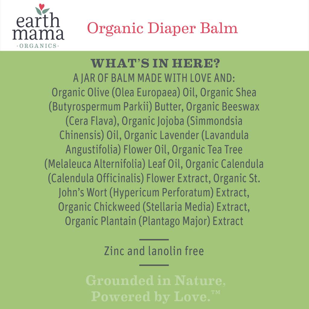 Earth Mama Angel Baby Earth Mama Organics Diaper Balm