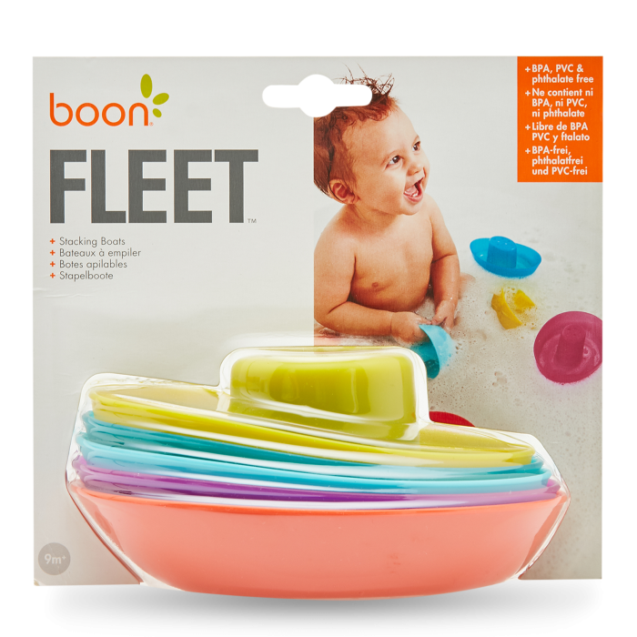 Boon Fleet Stacking Boats Bath Toy