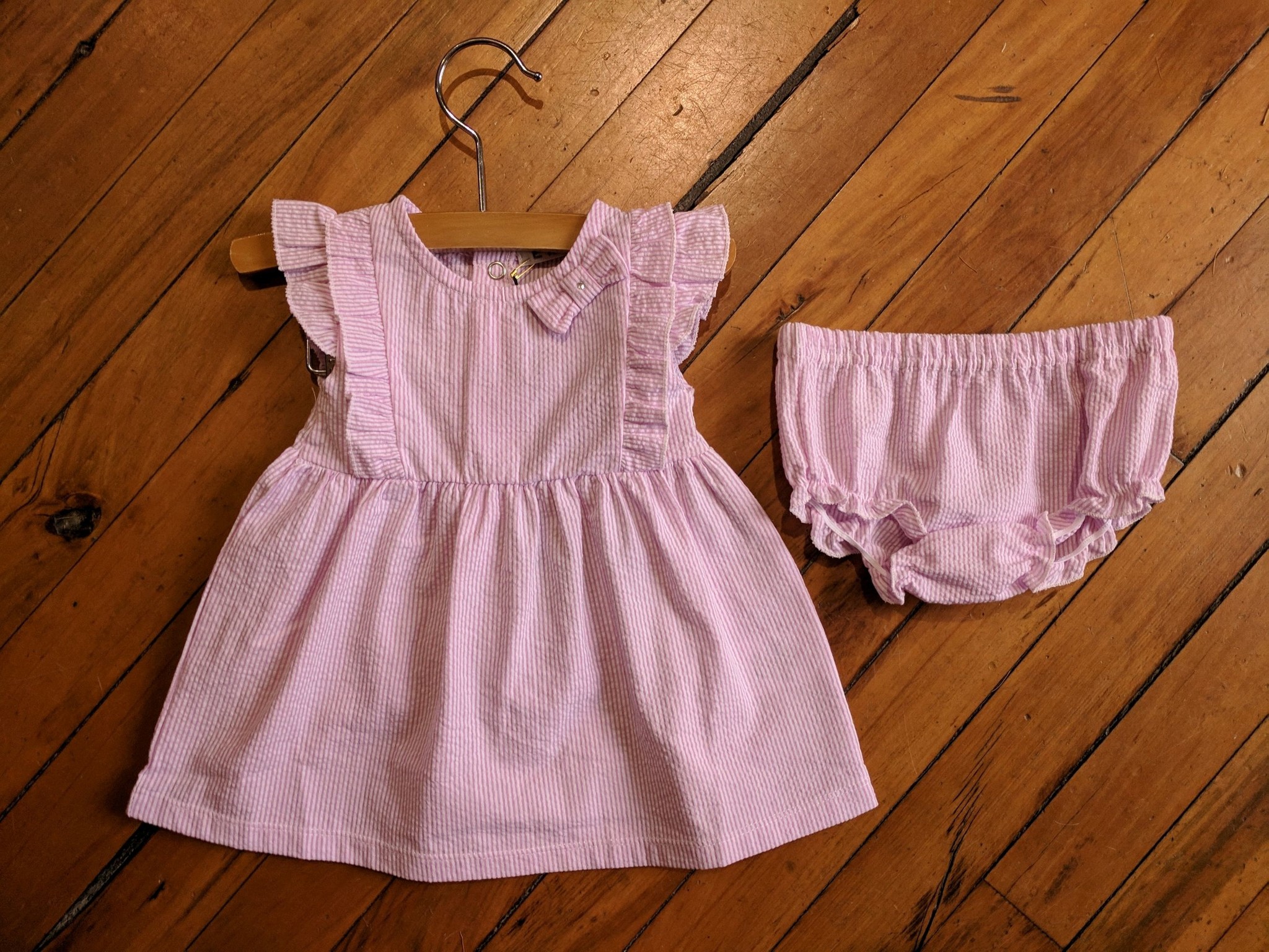 baby seersucker dress