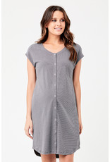 Ripe Maternity Blake Nursing Nightie - Gunship
