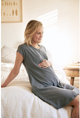 Ripe Maternity Blake Nursing Nightie - Gunship