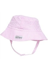 Flap Happy Crusher Hat - Pink Seersucker