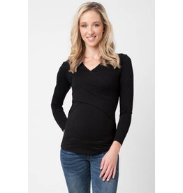 Ripe Maternity Embrace Long Sleeve Top - Black